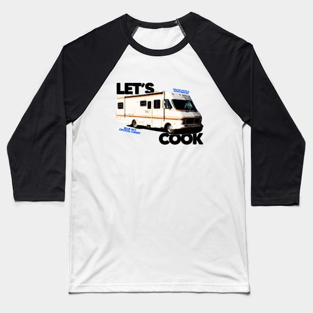 Breaking Bad RV Baseball T-Shirt by jealousclub